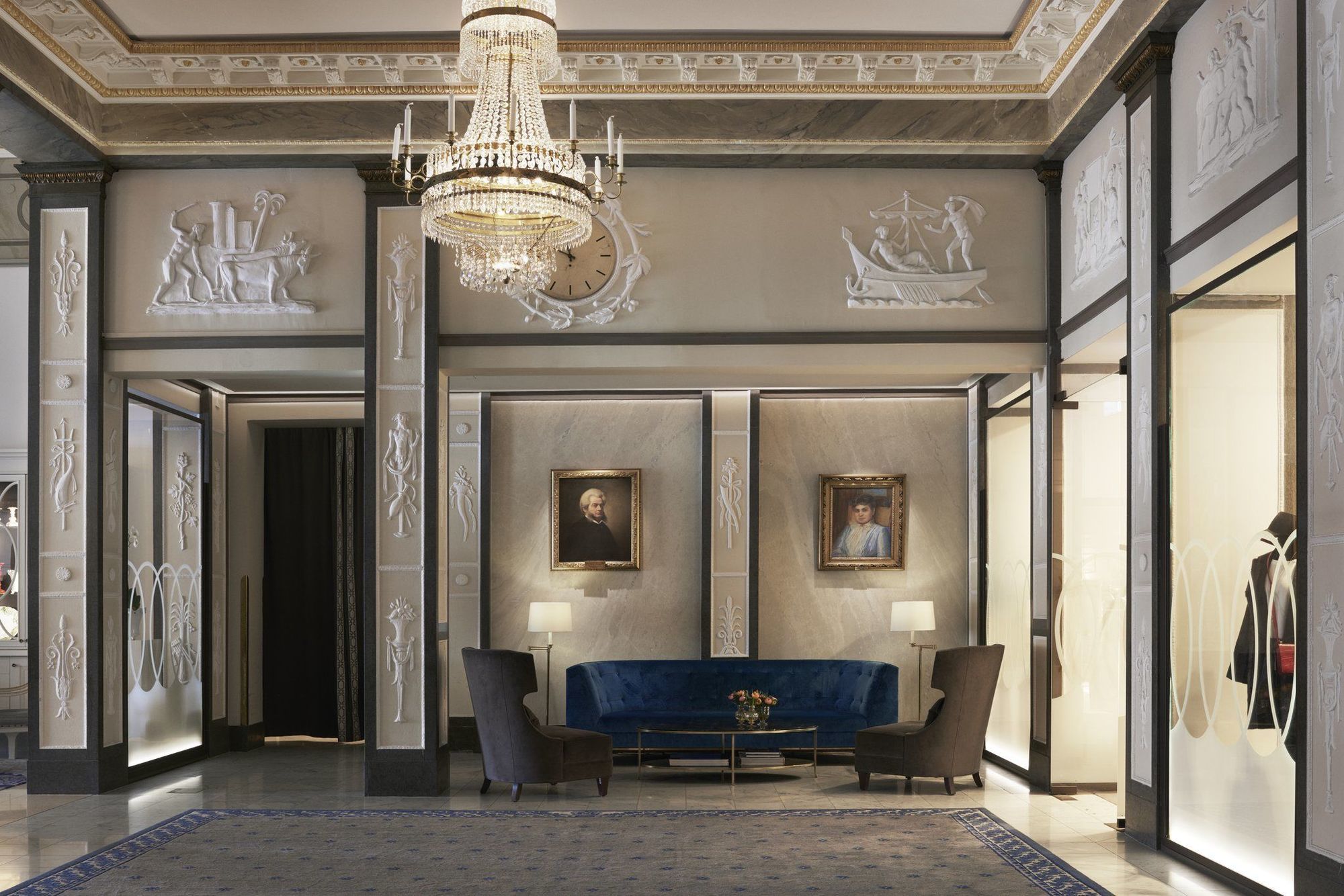 Grand Hotel Стокгольм Экстерьер фото The interior of the hotel