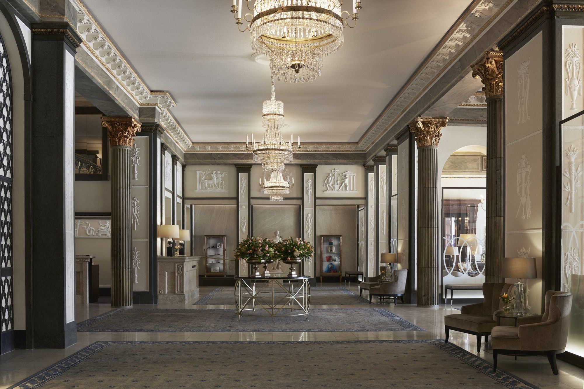 Grand Hotel Стокгольм Экстерьер фото The lobby of the hotel